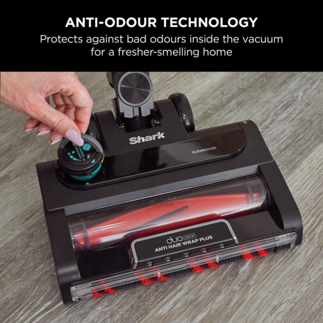 Shark IZ420UKT Stratos Cordless Stick Vacuum Cleaner - 120 Minutes Run Time - Silver