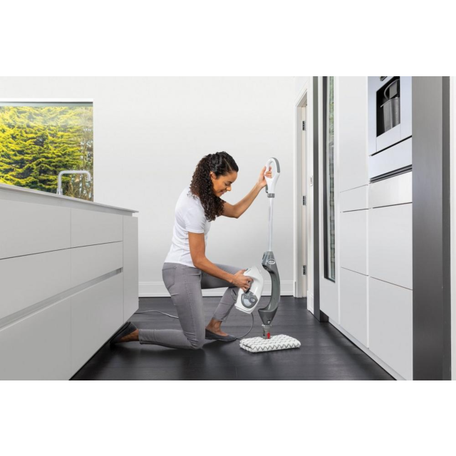 Shark S6005UK Floor + Handheld Steam Cleaner - Shark Steel Grey/Bordeaux