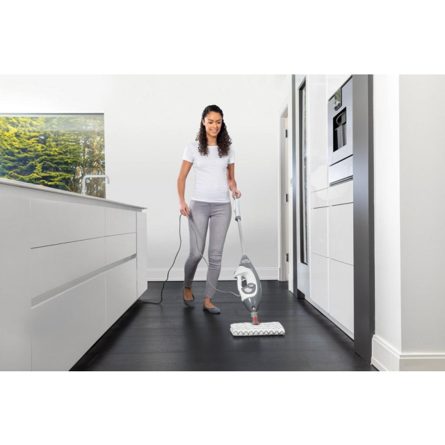 Shark S6005UK Floor + Handheld Steam Cleaner - Shark Steel Grey/Bordeaux