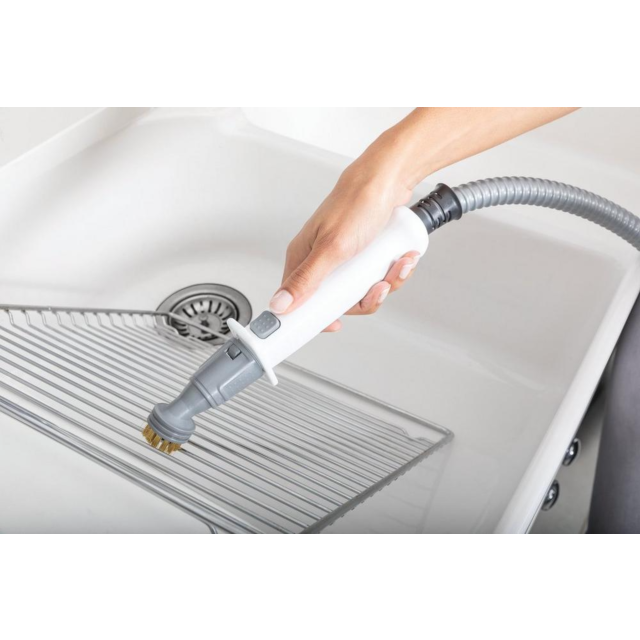 Shark S6005UK Floor + Handheld Steam Cleaner - Shark Steel Grey/Bordeaux
