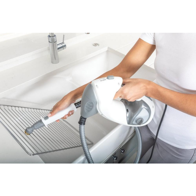 Shark S6005UK Floor + Handheld Steam Cleaner - Shark Steel Grey/Bordeaux