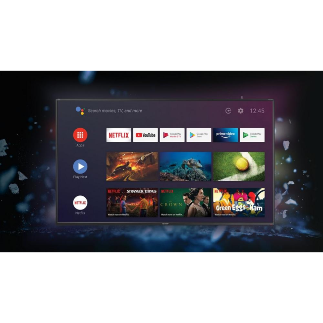 Sharp 4T-C70FN2KL2AB 70inch 4K Ultra HD Led Smart TV With Google Assist