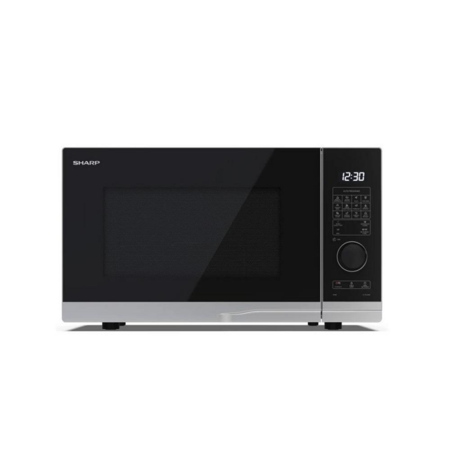 Sharp YC-PG254AU-S 20 Litres Grill Microwave Oven - Silver/Black