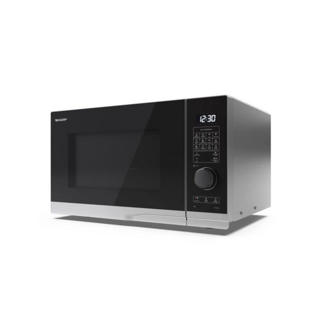Sharp YC-PG254AU-S 20 Litres Grill Microwave Oven - Silver/Black