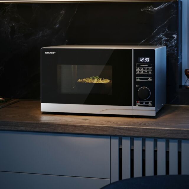 Sharp YC-PS254AU-S 25 Litres Microwave Oven - Silver