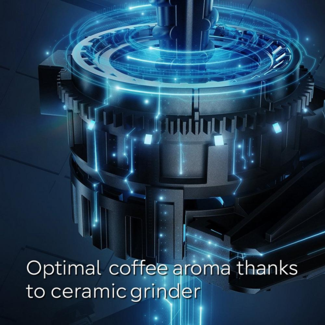 Siemens TF303G07 Bean To Cup Fully Automatic Freestanding Coffee Machine - Inox Silver Metallic