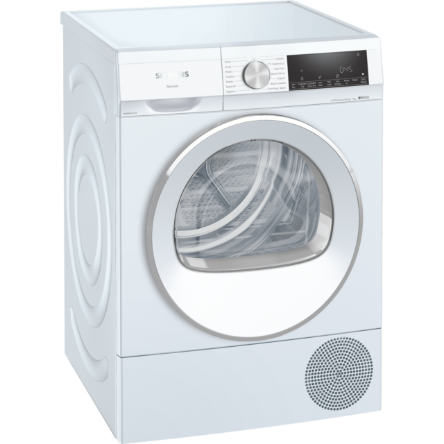 Siemens WQ45G2D9GB 9kg Heat Pump Tumble Dryer - White