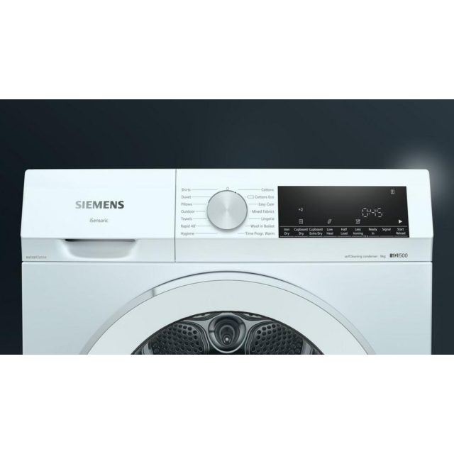 Siemens WQ45G2D9GB 9kg Heat Pump Tumble Dryer - White