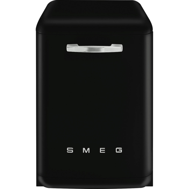 Smeg DFFABBL Retro Style Freestanding Dishwasher - Black