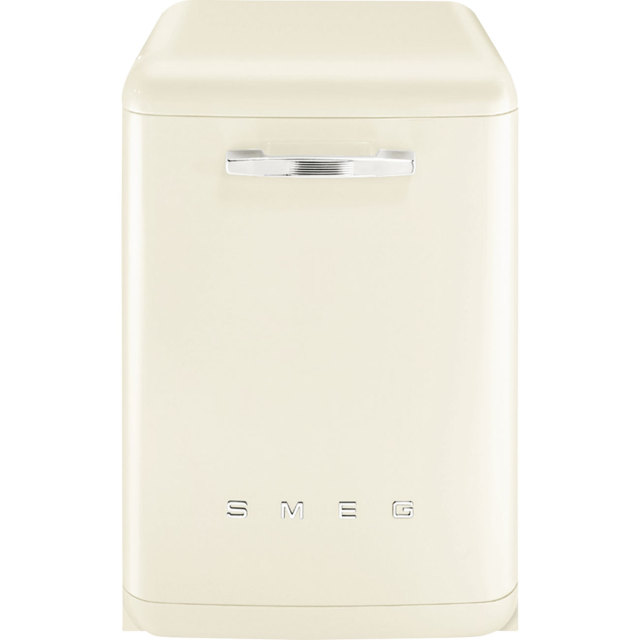 Smeg DFFABCR Retro Style Freestanding Dishwasher - Cream