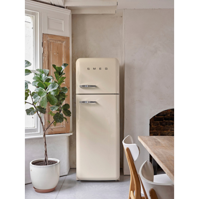 Smeg FAB30RCR6UK 60cm 75/25 Fridge Freezer - Cream