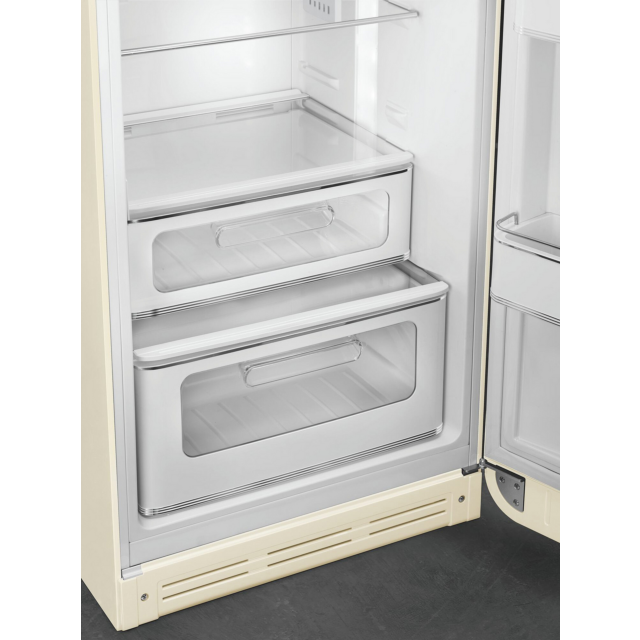 Smeg FAB30RCR6UK 60cm 75/25 Fridge Freezer - Cream
