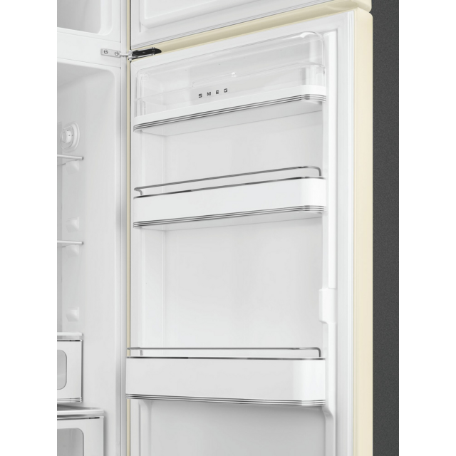 Smeg FAB30RCR6UK 60cm 75/25 Fridge Freezer - Cream