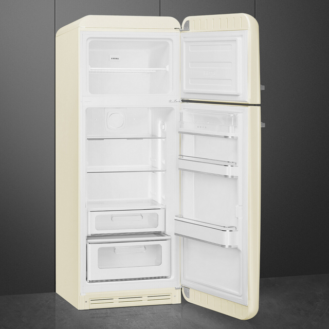 Smeg FAB30RCR6UK 60cm 75/25 Fridge Freezer - Cream