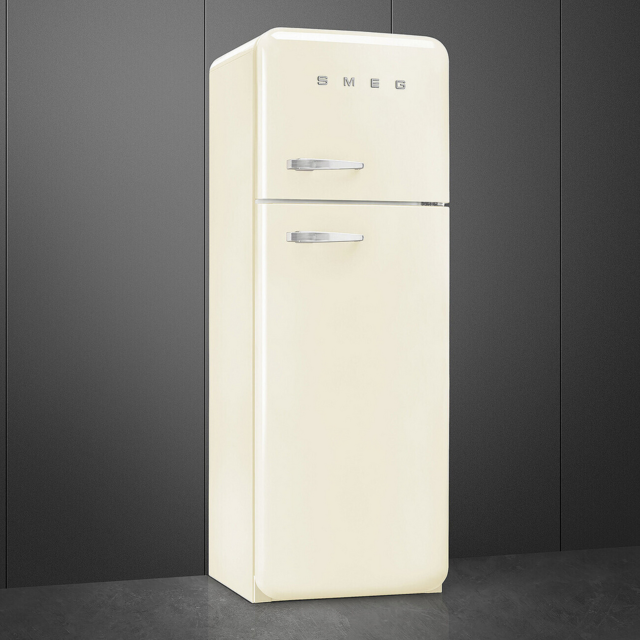 Smeg FAB30RCR6UK 60cm 75/25 Fridge Freezer - Cream
