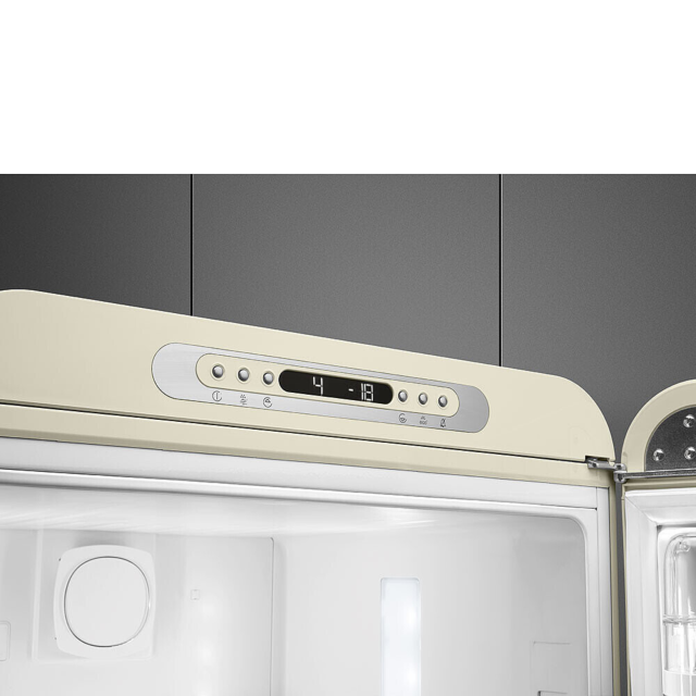Smeg FAB32RCR6UK 60.1Cm 70/30 Fridge Freezer - Cream