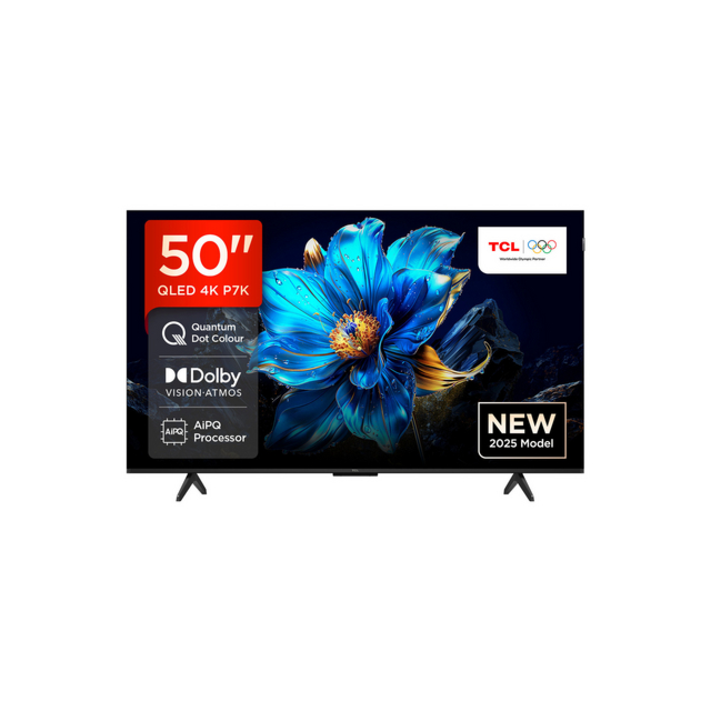 TCL 50P7K-UK 50inch 4K Qled Direct Led Hdr Google TV