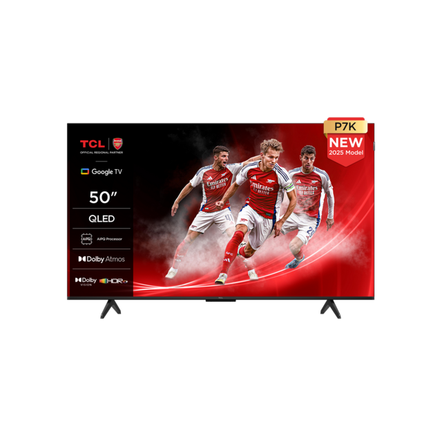 TCL 50P7K-UK 50inch 4K Qled Direct Led Hdr Google TV