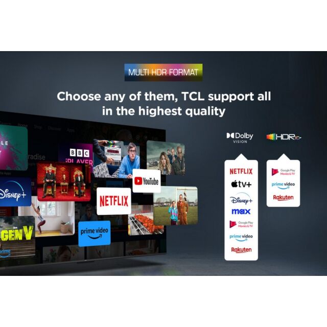 TCL 50V6C-UK 50inch 4K Direct LED HDR Google TV