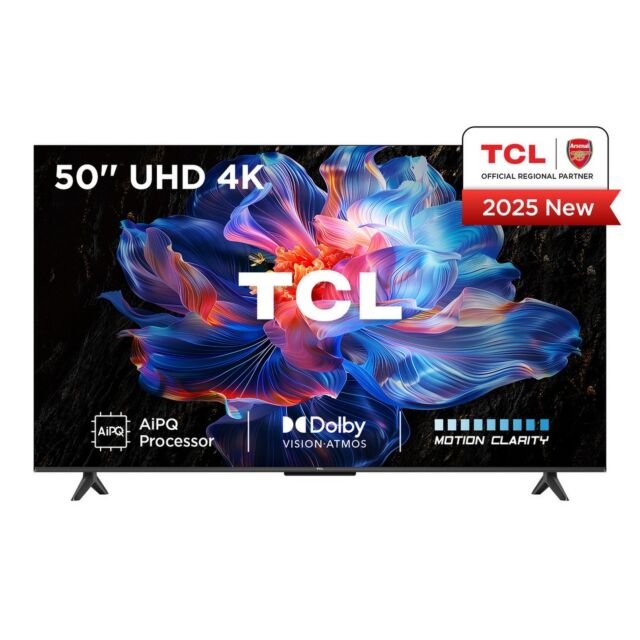 TCL 50V6C-UK 50inch 4K Direct LED HDR Google TV