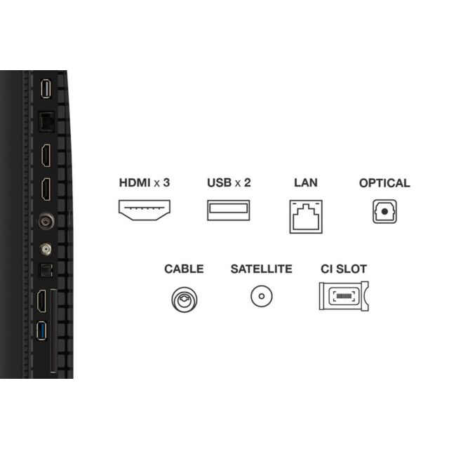 TCL 55P7K-UK 55inch 4K QLED Direct LED HDR Google TV