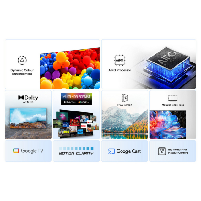 TCL 55V6C-UK 55inch 4K Direct Led Hdr Google TV