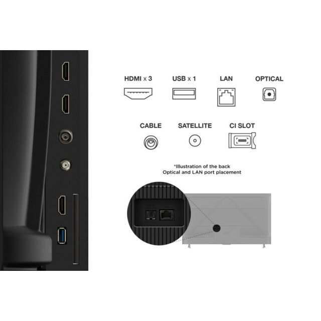 TCL 65V6C-UK 65inch 4K Direct LED HDR Google TV