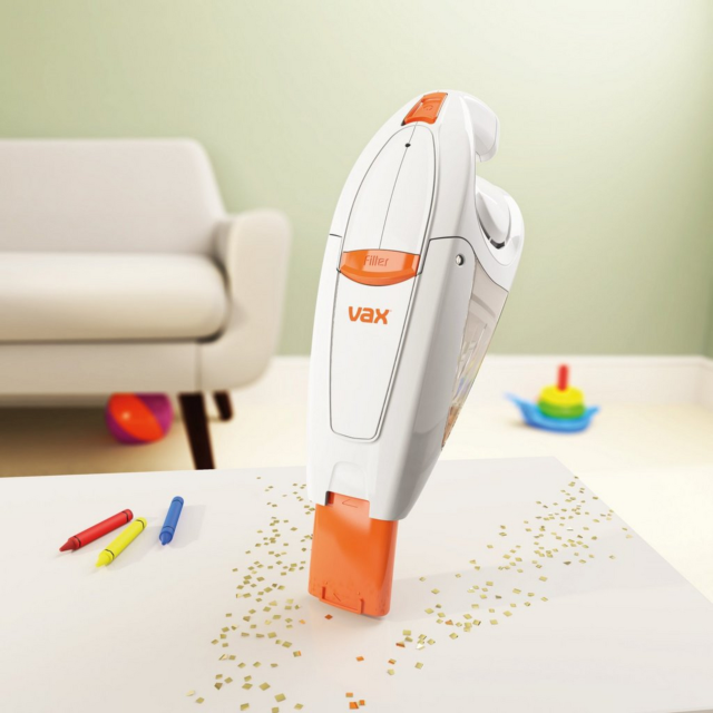 Vax H85-GA-B10 Gator 10.8V Hand Held Cleaner - 15 Minutes Run Time - White + Orange