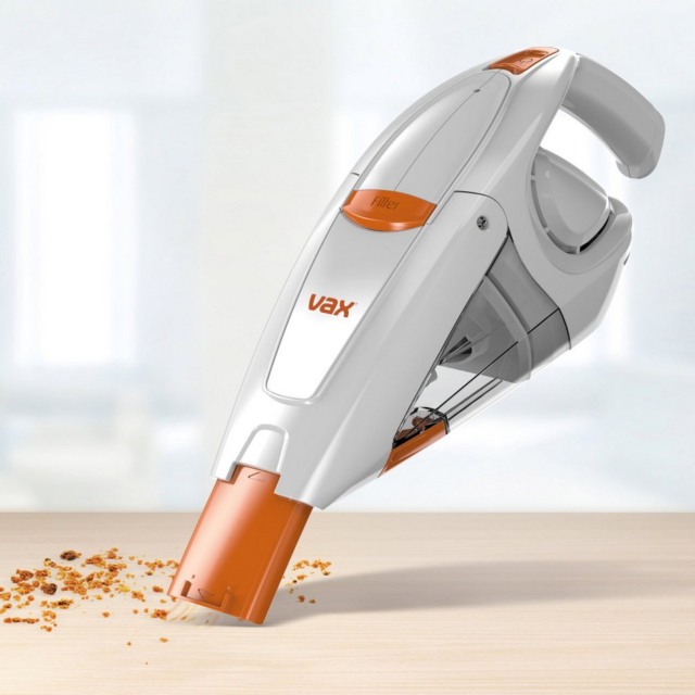 Vax H85-GA-B10 Gator 10.8V Hand Held Cleaner - 15 Minutes Run Time - White + Orange