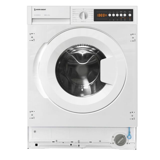 White Knight EX-ATBIWM814W-SP Built In Washing Machine 8Kg 1400 Spin