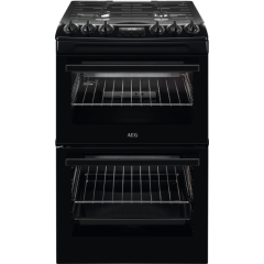 AEG CGX1130ACB 55Cm Gas Cooker - Black