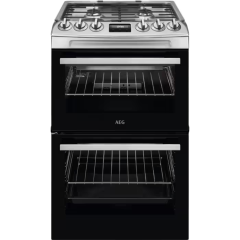 AEG CGX1130ACM 55Cm Gas Cooker - Stainless Steel
