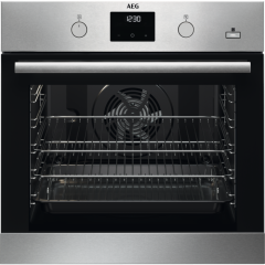 AEG EX-BES35501EM Built In Electric Single Oven - Stainless Steel