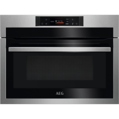 AEG KME761080M Built In Combination Microwave Compact Oven - Stainless Steel