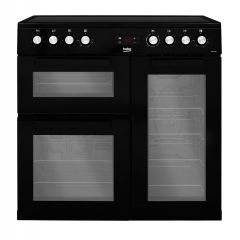 Beko KDVC90K 90Cm Ceramic Range Cooker - Black