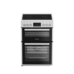 Blomberg HKRN651W 60cm Double Oven Electric Cooker with Vitroceramic Hob - White