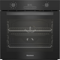 Blomberg ROEN8232BP Built In Electric Single Oven with Pyrolytic Self Cleaning - Black