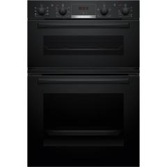 Bosch MBA533BB3B Series 4 Built-In Double Oven - Black
