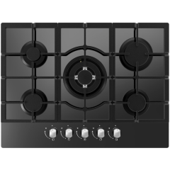 CATA UBGOG701BK 70Cm Gas On Glass Hob - Black
