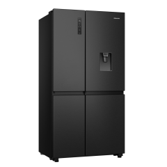 Hisense RS840N4WFE 91Cm Frost Free American Fridge Freezer - Black
