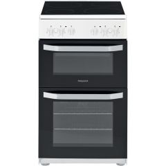 Hotpoint HD5V92KCW 50Cm Electric Twin Cooker