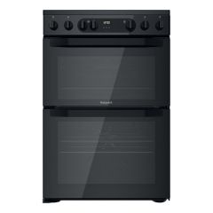 Hotpoint HDM67V9CMB 60Cm Double Oven - Black