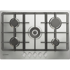Indesit THP751WIXI1 Gas Hob: 5 Gas Burners