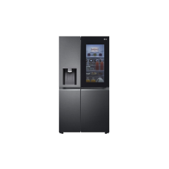 Ex-Display LG EX-GSXV90MCAE Frost Free American Style Fridge Freezer - Matt Black