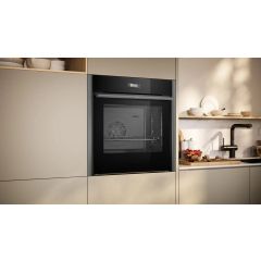 Neff B54CR31G0B 59.6cm Built In Electric Double Oven - Graphite Grey