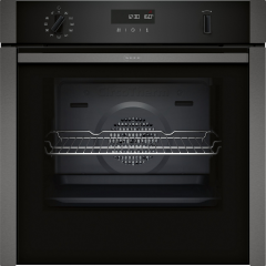 Neff B6ACH7AG7B 59.4Cm Built In Electric Single Oven - Graphite Grey
