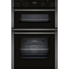Neff U1ACE2AG3B 59.4Cm Built In Electric Double Oven - Graphite Grey