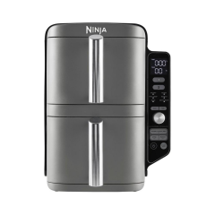Ninja SL400UK Double Stack Xl 2-Drawer 9.5L Air Fryer - Grey
