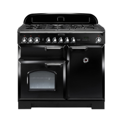 Rangemaster CDL100DFF Classic Deluxe 100 Dual Fuel With Chrome Trim