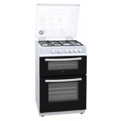 Statesman GDL60W2 60Cm Double Oven Gas Cooker With Lid